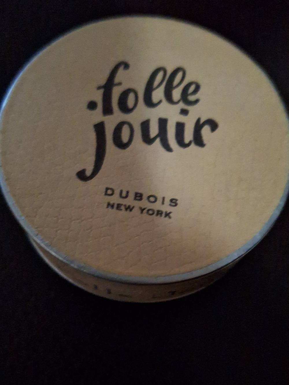 Vintage Folle Jour Face Powder Compact By Paul Dubois.